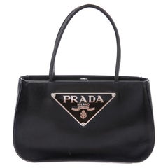 Prada 1990s Mini Black Leather Handbag