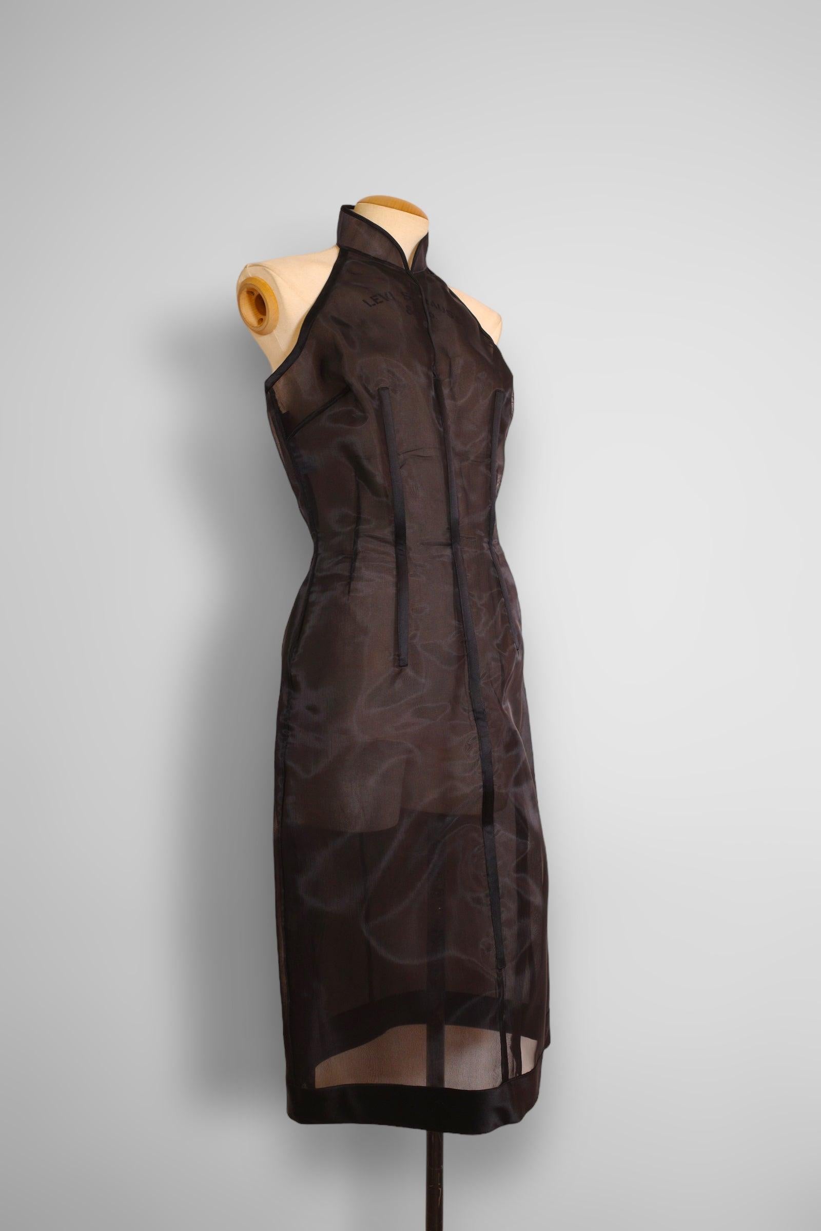 Women's Prada 1995ss final look boned dress For Sale