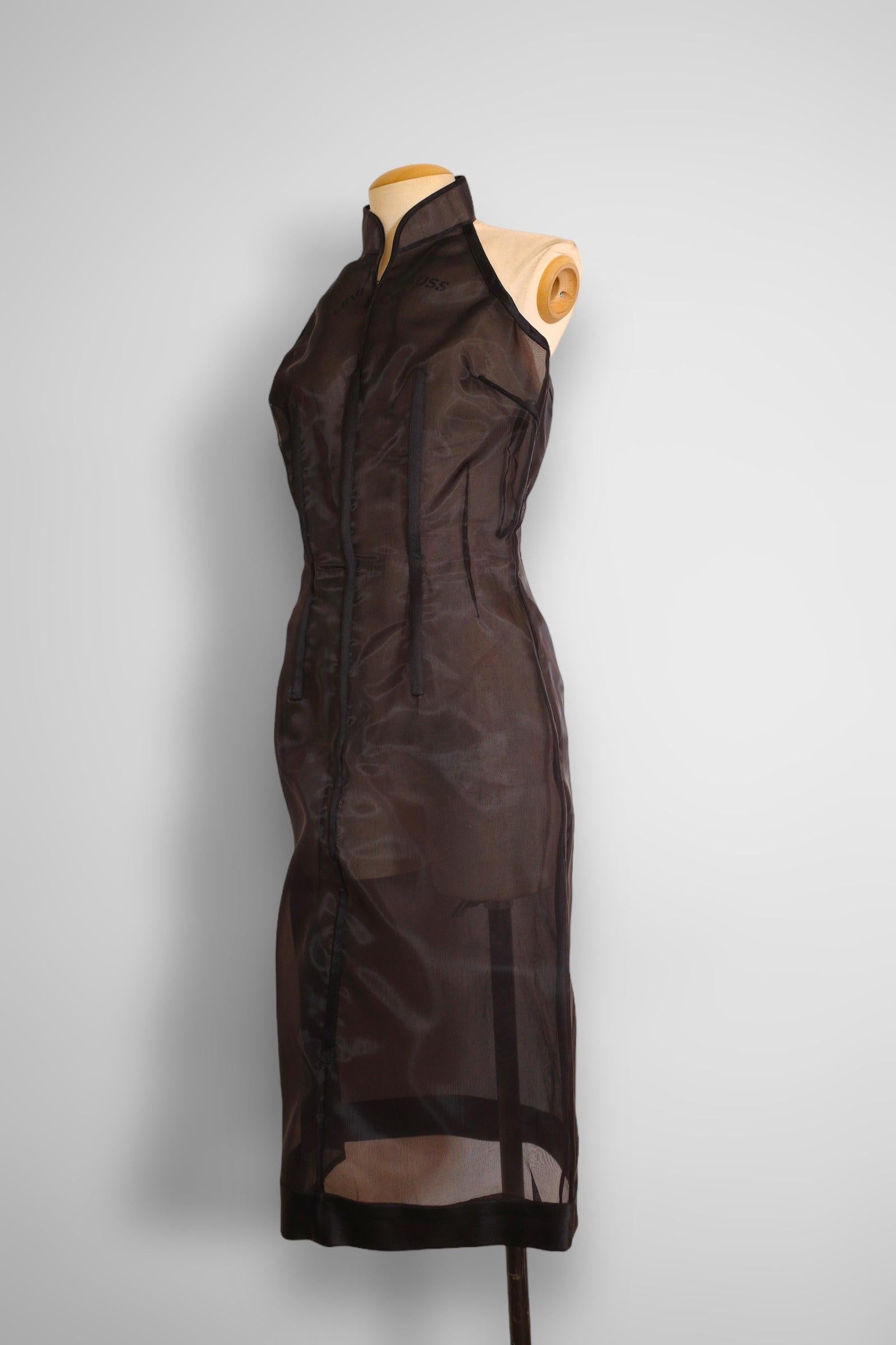 Prada 1995ss final look boned dress For Sale 2