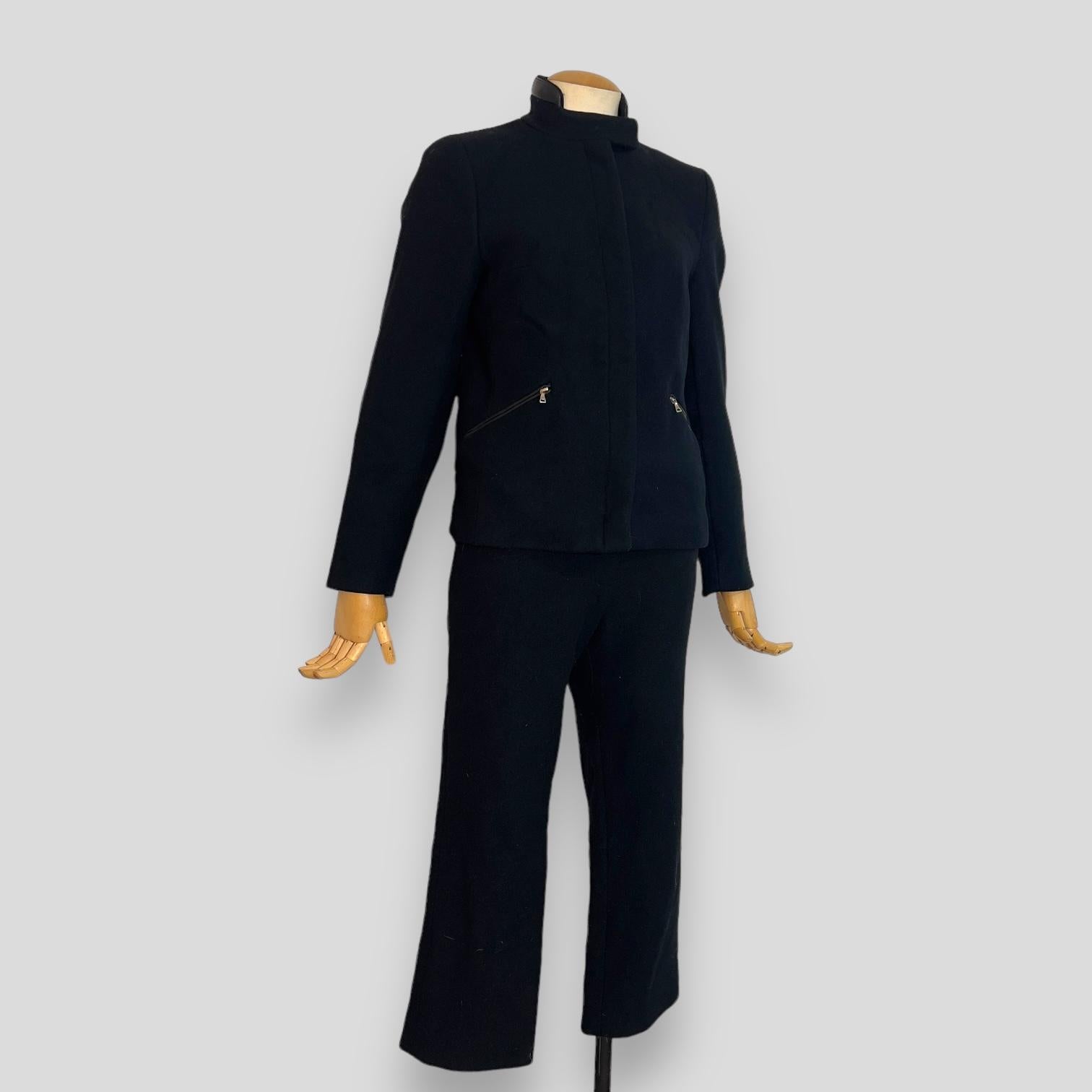 Black Prada 1999 F/W runway wool suit