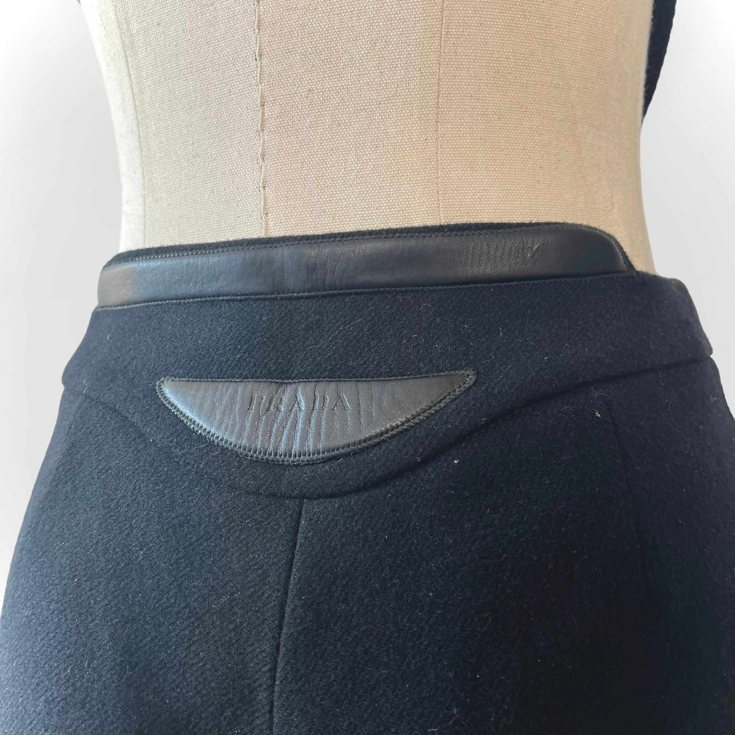 Prada 1999 wool pants + corset set 6