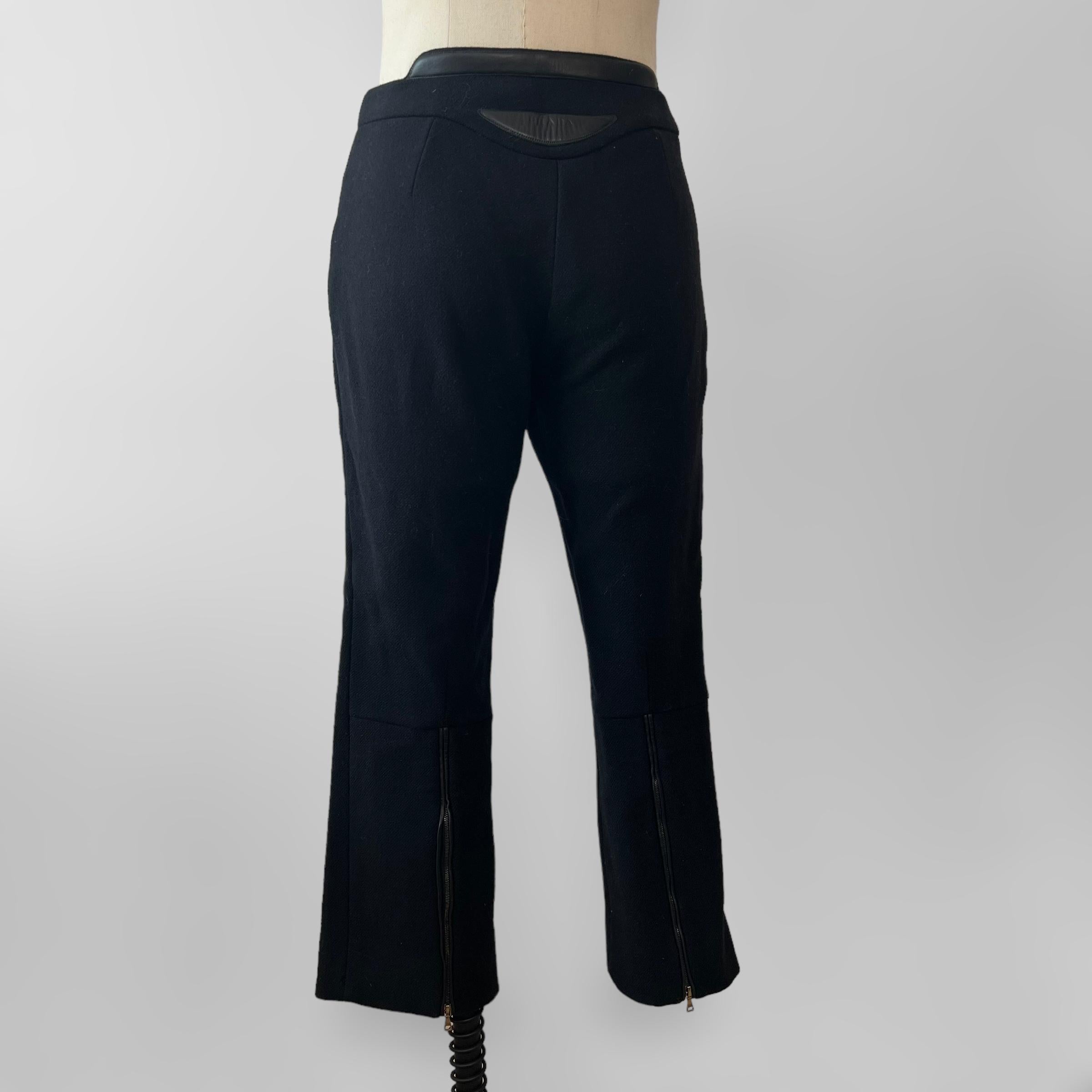 Prada 1999 wool pants + corset set 1