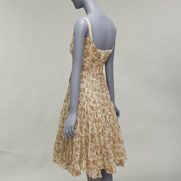 white christmas dresses PRADA S/S 2008 Cream Silk Taffeta Puff & Ruffle Fairy Dress main image 0