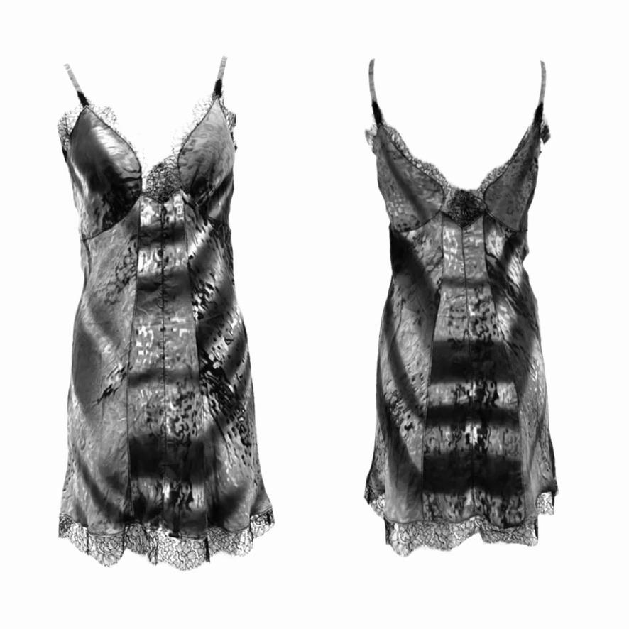 PRADA 2004 Vintage Lace Slip Dress 1