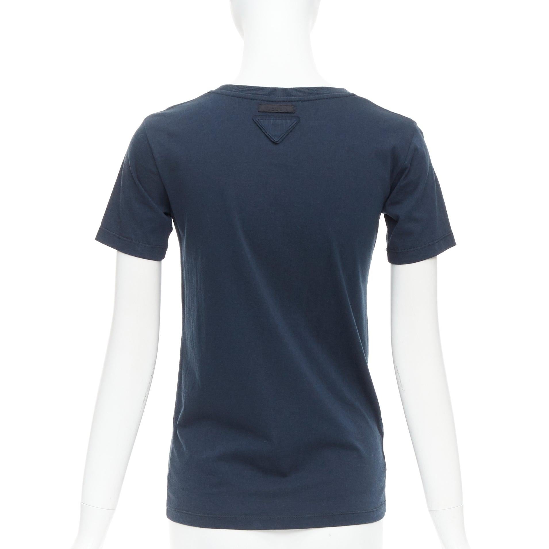 De las mujeres PRADA 2008 camiseta de osito negra con adornos de cristal S en venta