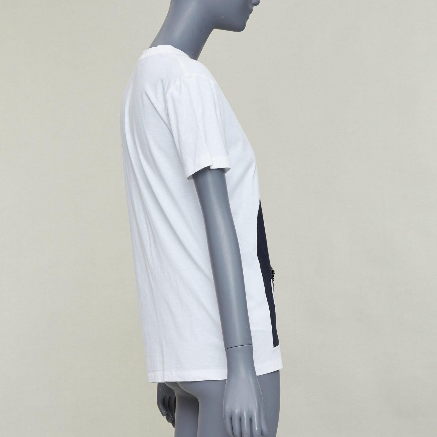 PRADA 2014 rojo amarillo azul arco iris pestañas cara camiseta algodón S en Bueno estado para la venta en Hong Kong, NT