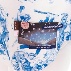 PRADA 2016 Christophe Chemin The Important Ones print french cuff shirt IT38 XS