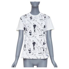 PRADA 2016 Christophe Chemin The Important Ones white print tshirt M