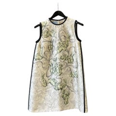 Used Prada 2017 Rabbit A-Line Silk Dress