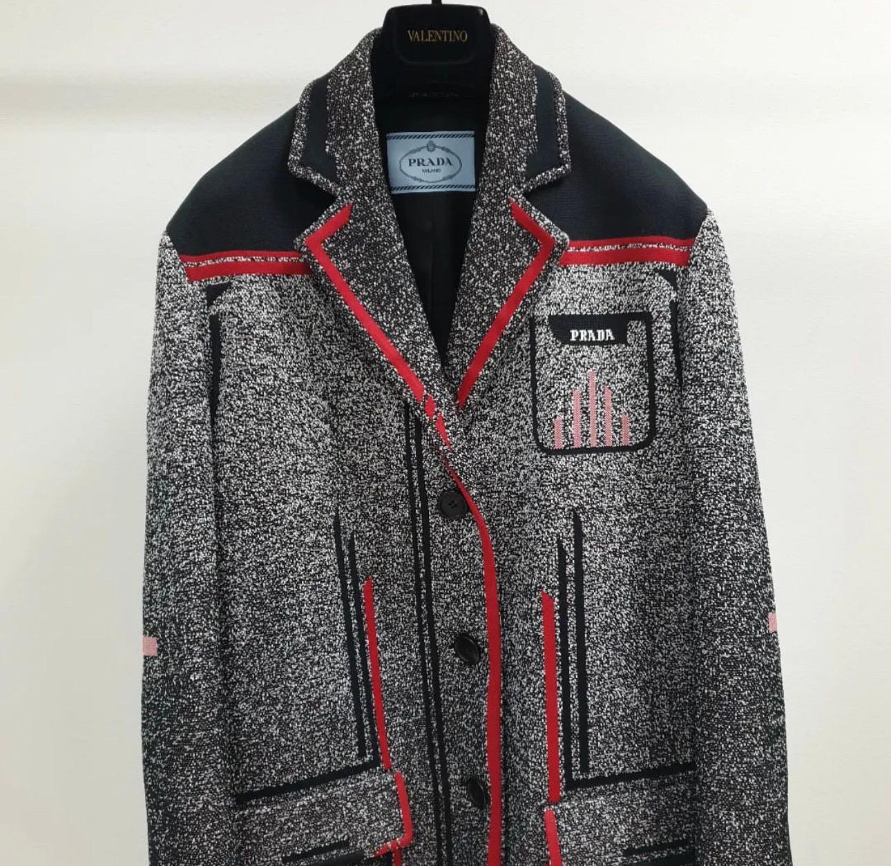 Prada 2018 Grey Coat 1