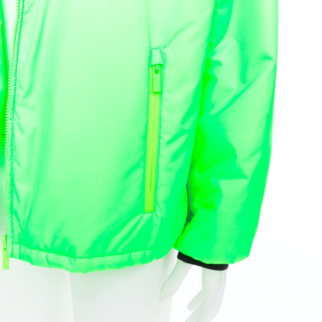 PRADA 2018 Linea Rossa Veste polaire en Primaloft vert fluo S ASAP Rocky en vente 2