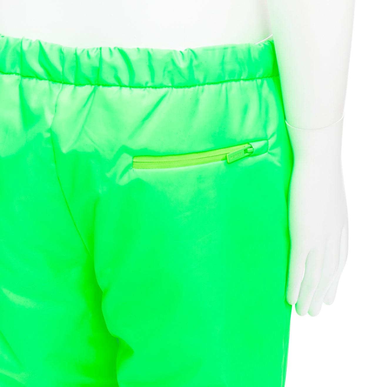 PRADA 2018 Linea Rossa SPG52M Primaloft Pantalon isolé Pistachio M Asap Rocky en vente 2