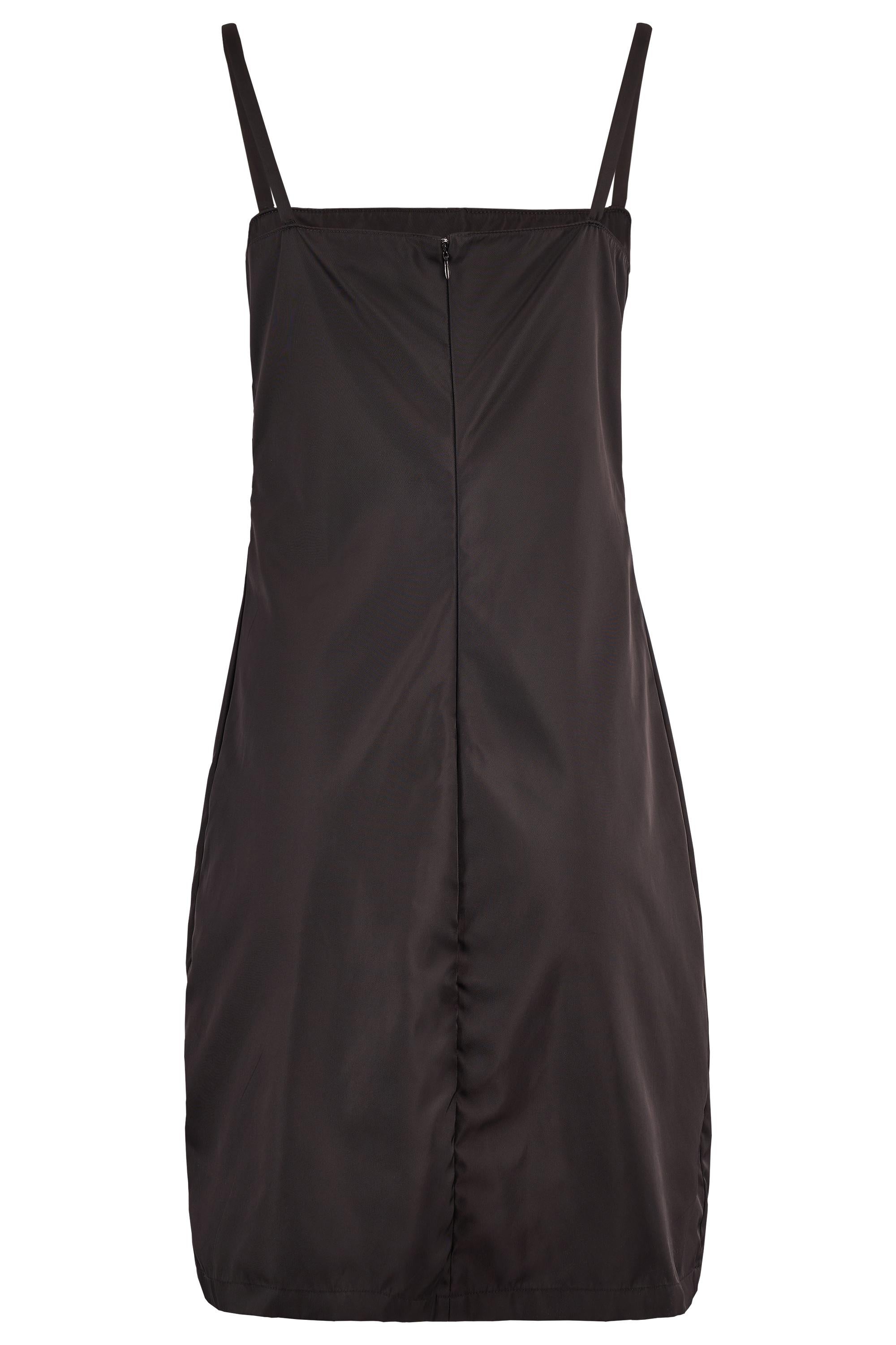 Prada 2019 - Vestito nero in nylon utility nero In condizioni ottime in vendita a London, GB