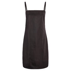 Prada 2019 Vestido negro de nailon utilitario negro