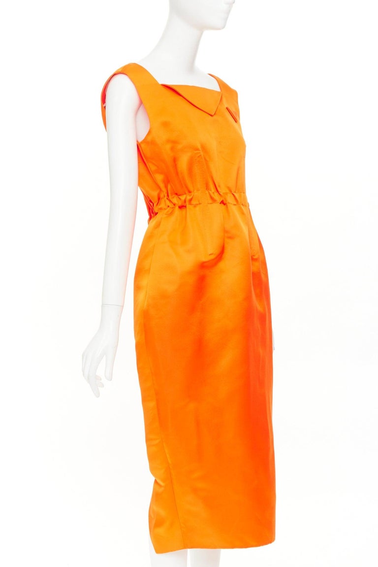 prada satin dress Prada Satin Sabl Dress With Suspenders , Woman, Black, Size 44