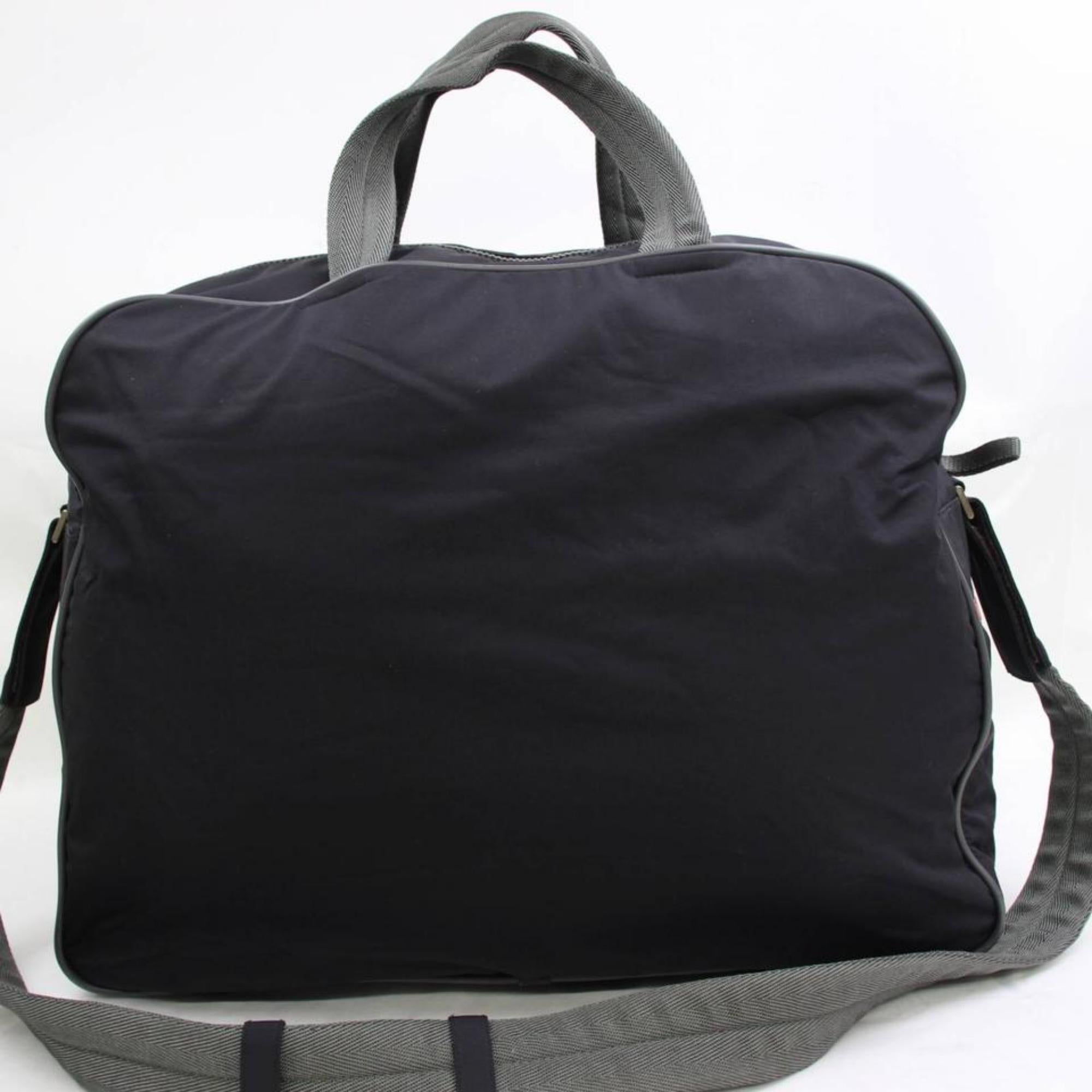 Prada 2way Sports Travel 868279 Black Nylon Messenger Bag For Sale 2