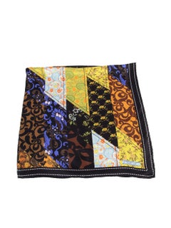 Prada Abstract Floral Silk Foulard Scarf