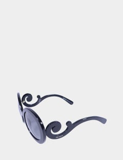 Prada Acetate Round Baroque Sunglasses