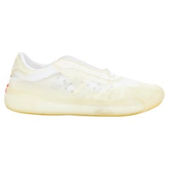 PRADA ADIDAS Luna Rossa 21 white clear rubber mesh sneakers US6.5 EU36.5
