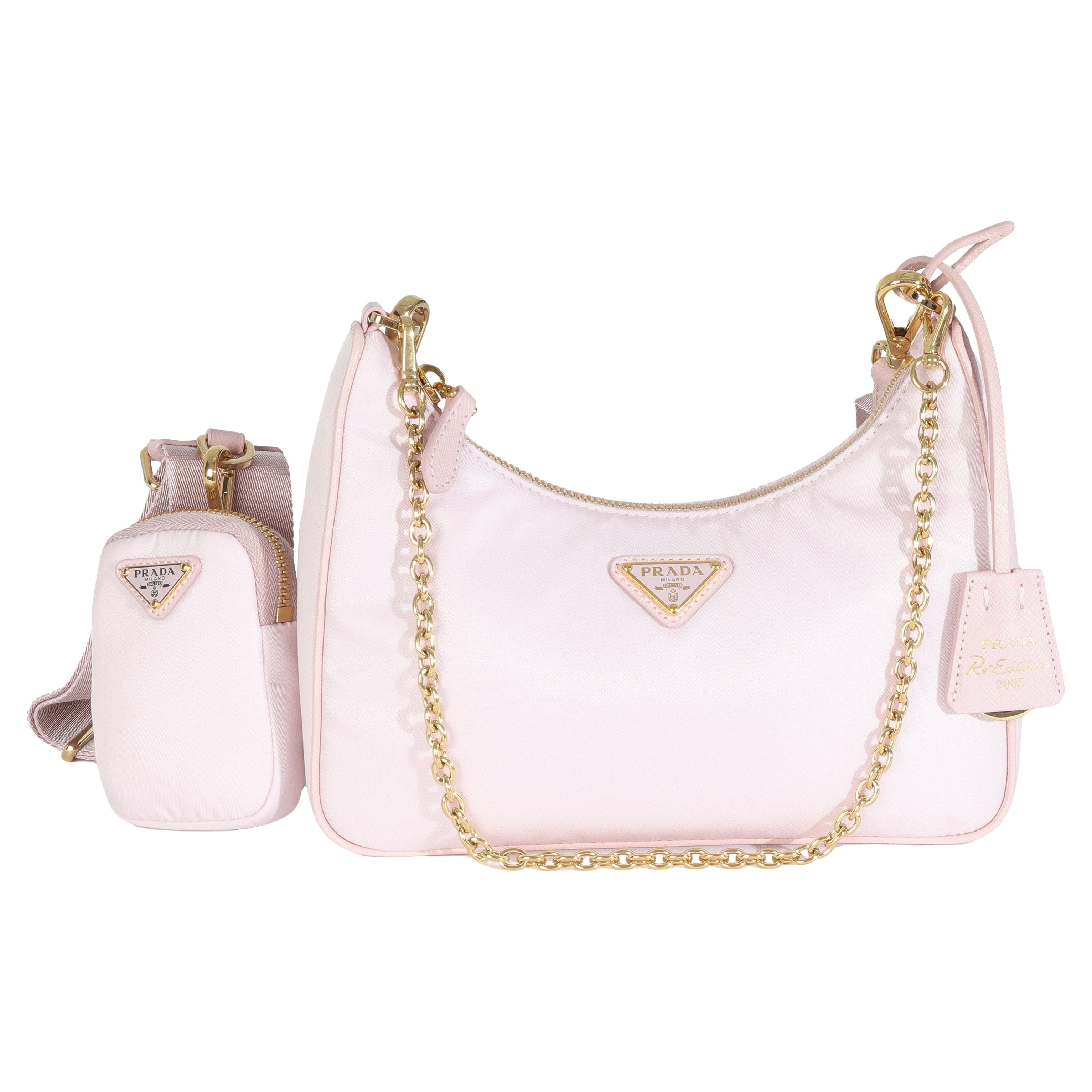 Prada Alabastro Re-Nylon Re-Edition 2005 Umhängetasche im Angebot