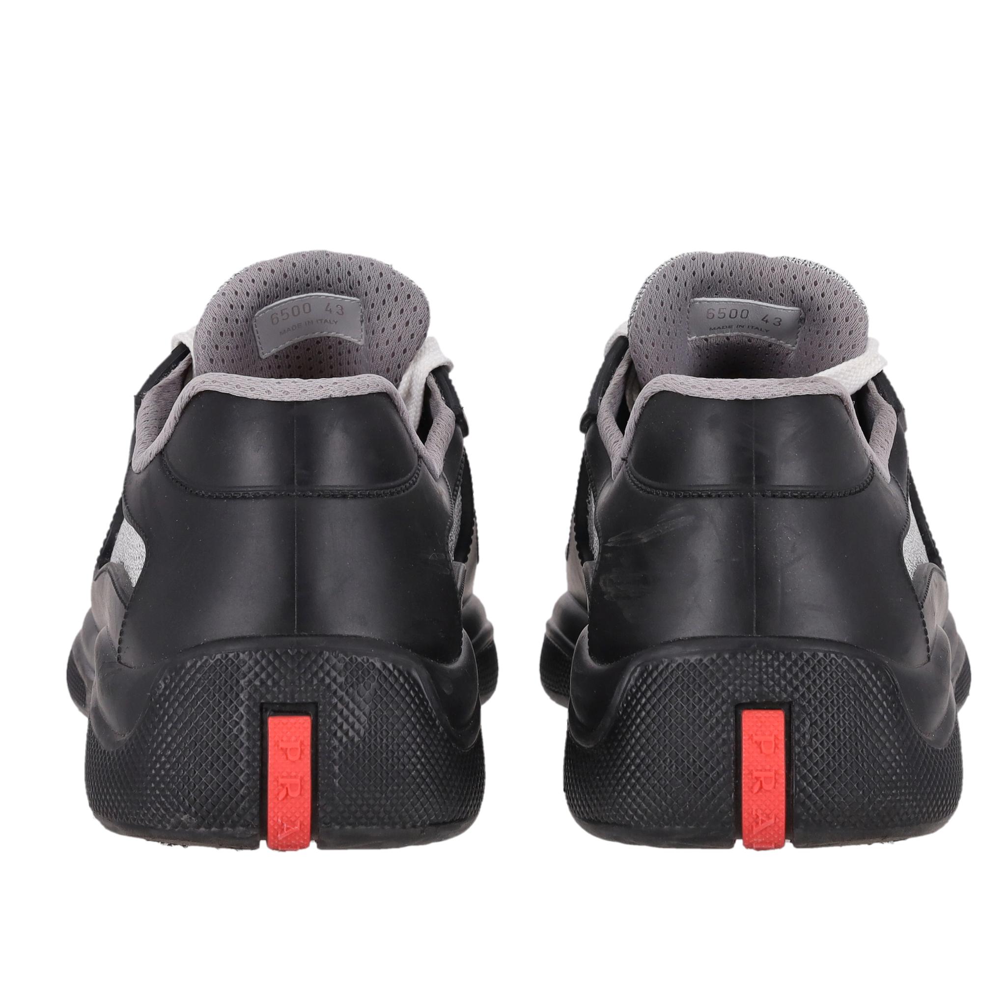Prada America's Cup Turnschuhe aus Gummi und Mesh Damen