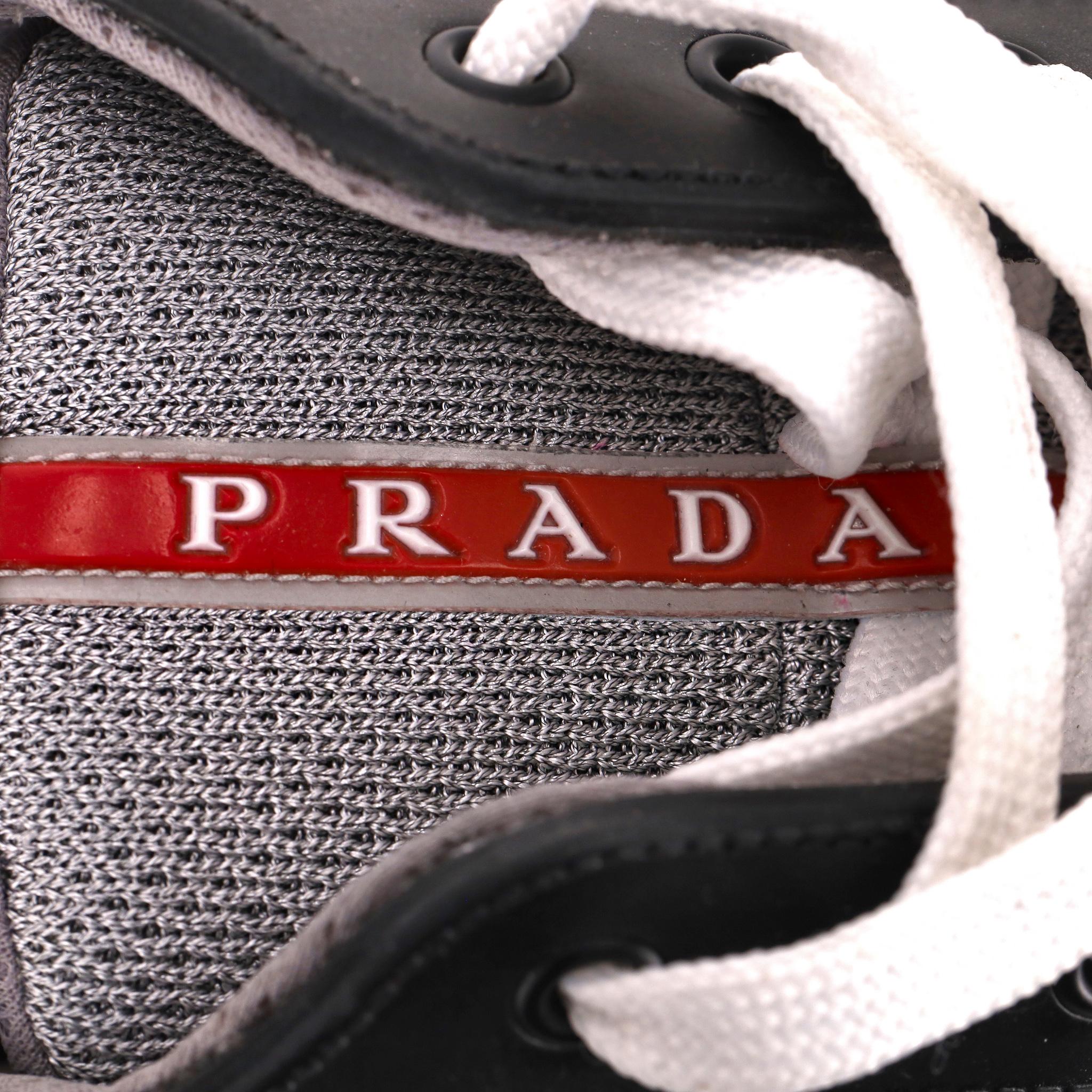 Prada America's Cup Turnschuhe aus Gummi und Mesh 2
