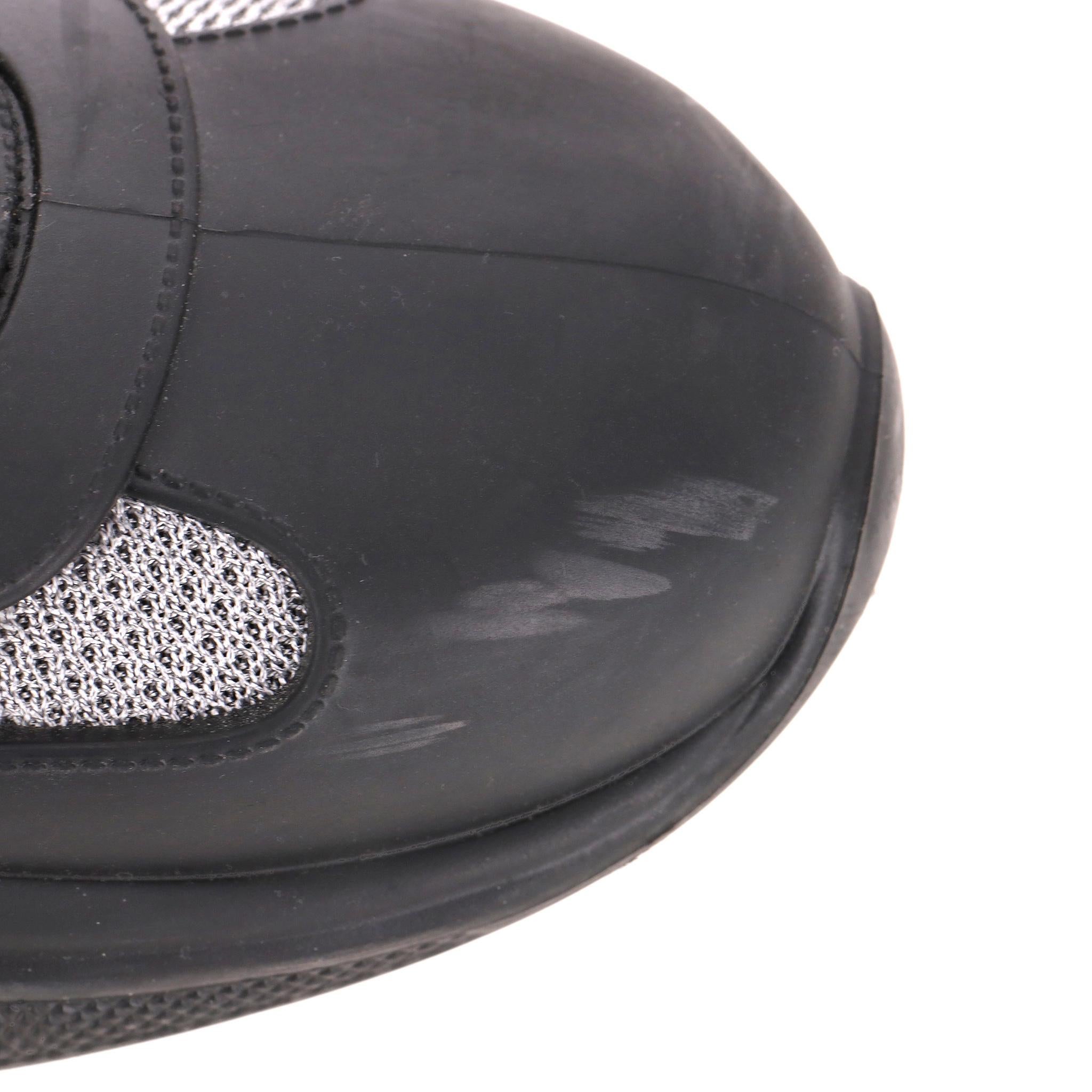 Prada America's Cup Turnschuhe aus Gummi und Mesh 3