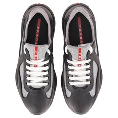 Prada America's Cup Turnschuhe aus Gummi und Mesh
