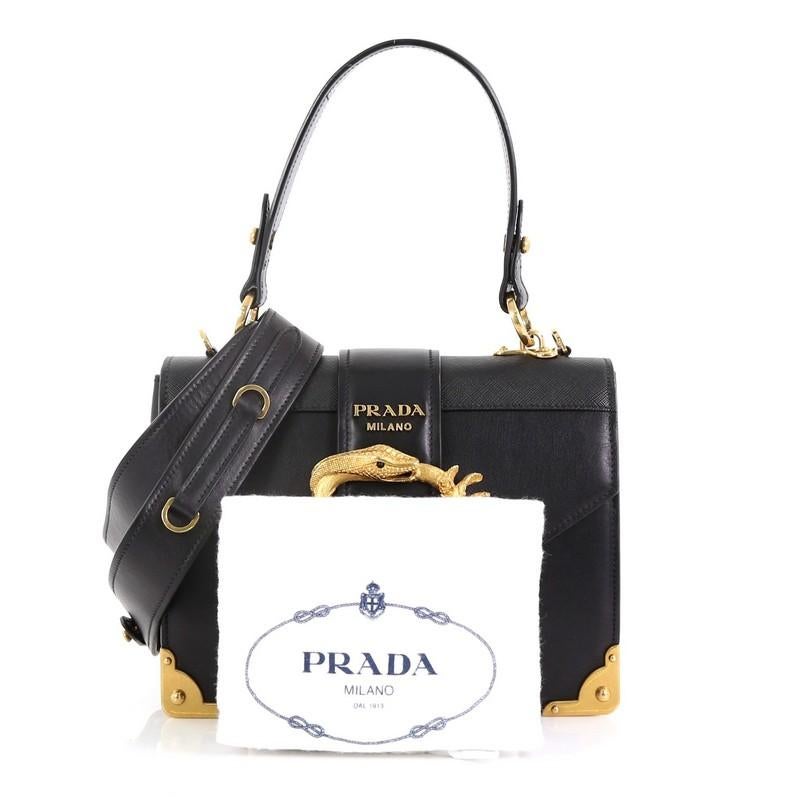 prada snake buckle bag