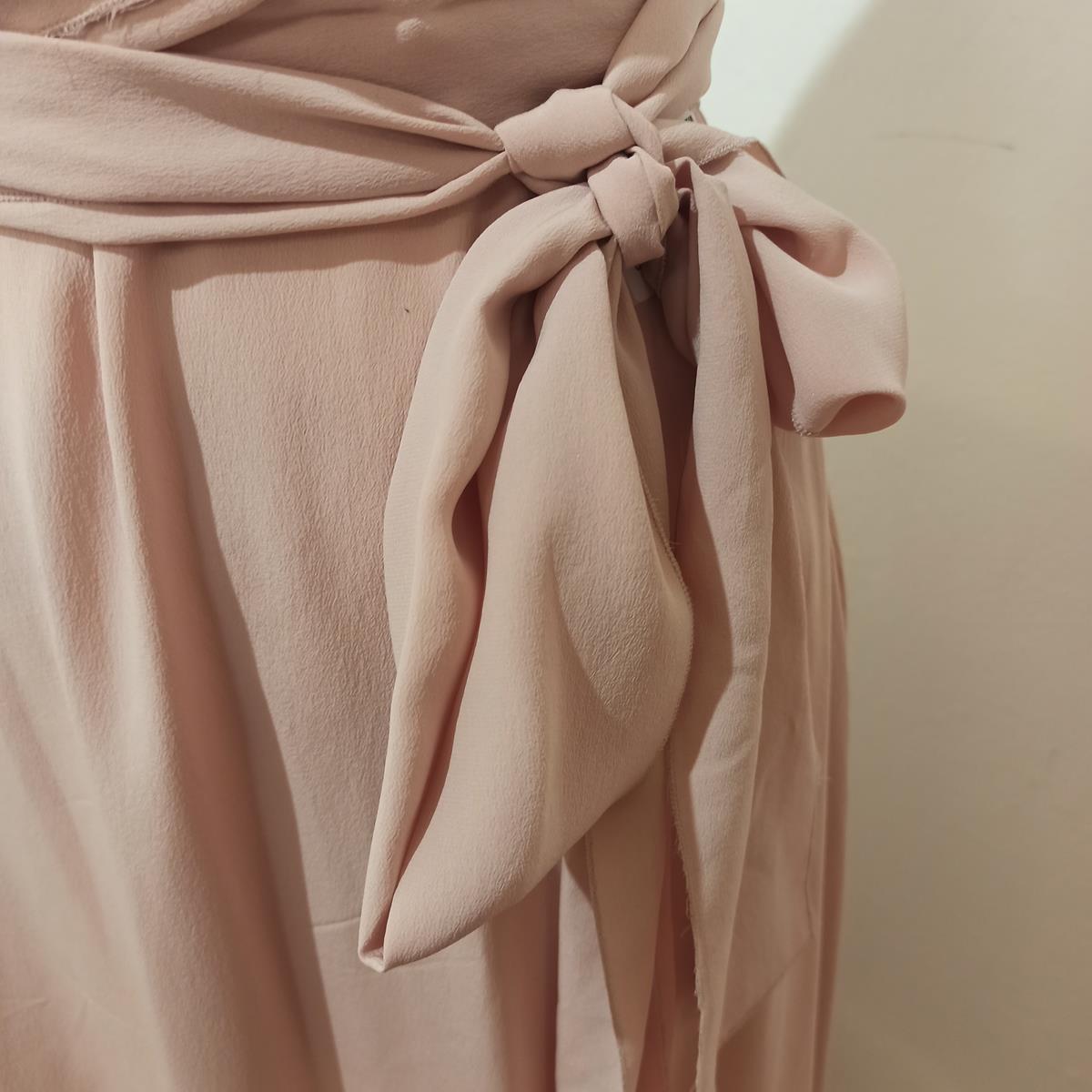 Prada Antik Rose Seidenkleid IT 42 (Braun)