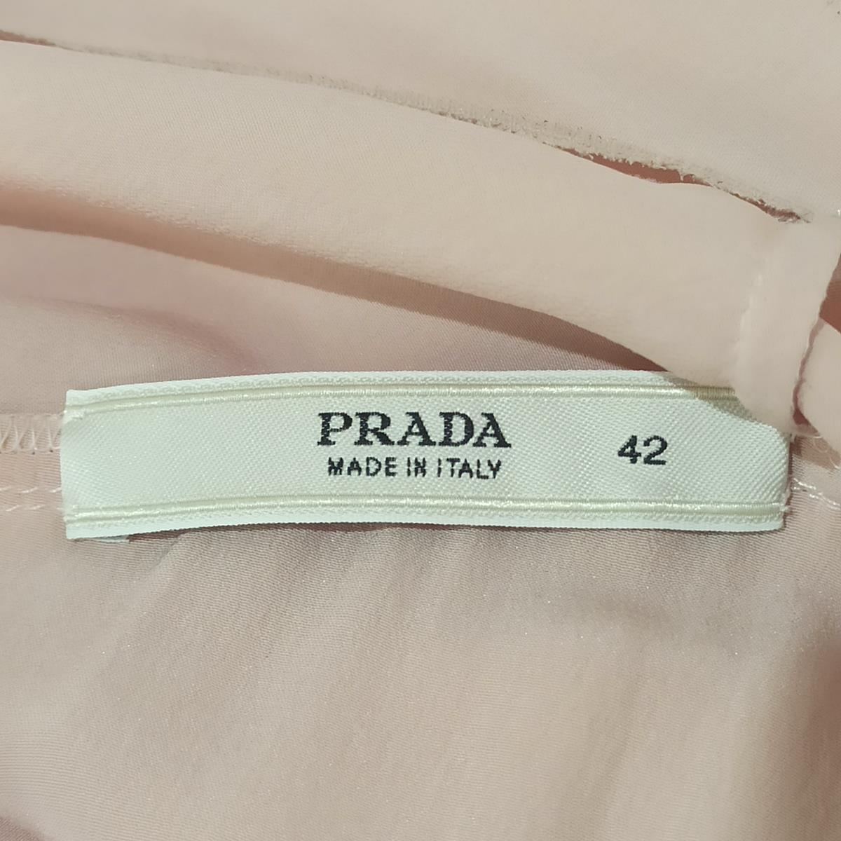 Prada Antik Rose Seidenkleid IT 42 1