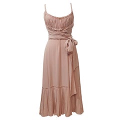 Prada Antik Rose Seidenkleid IT 42