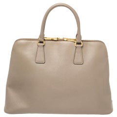Prada Argilla Saffiano Lux Leder Promenade Schulranzen