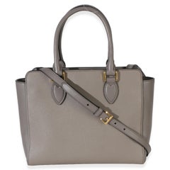 Prada Argilla Saffiano Soft Calfskin Small Top Handle Tote