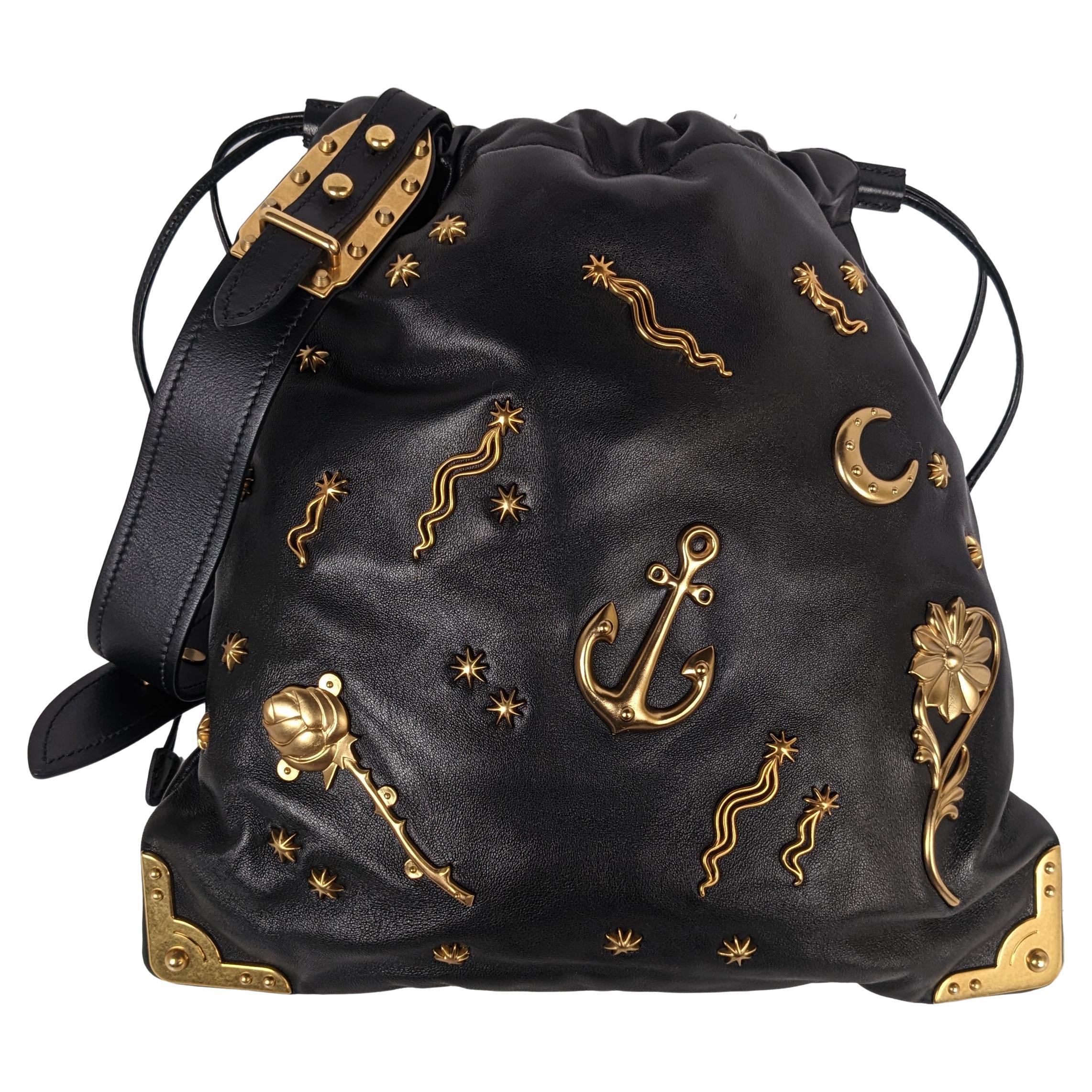 Prada Small Velvet Astrology Cahier Bag #love #prada #astrology