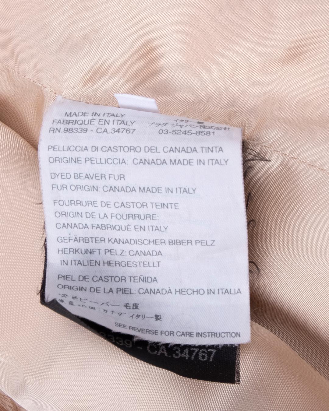 prada fur coat