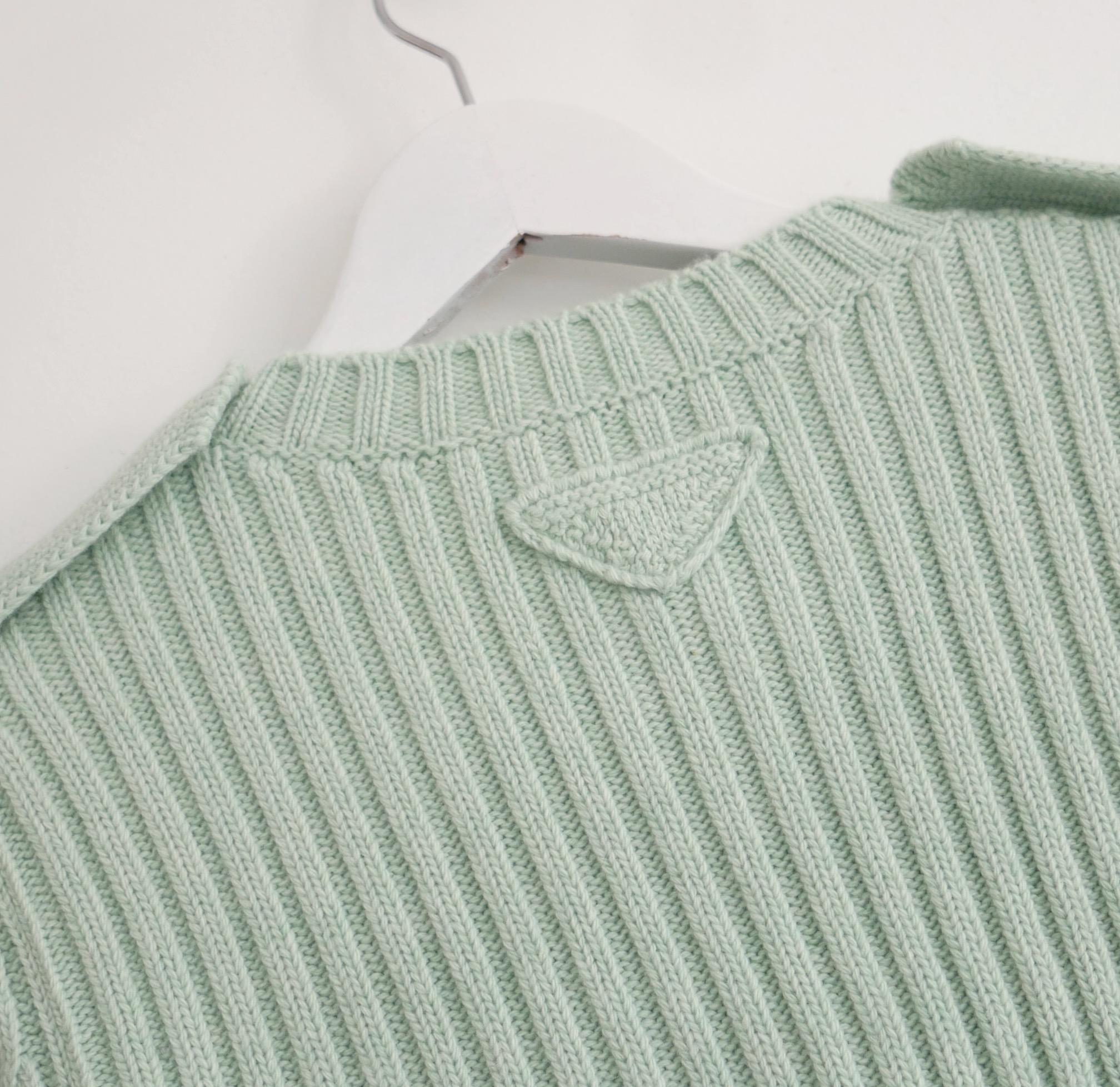 Prada AW23 Wool & Cashmere Utility Sweater  1