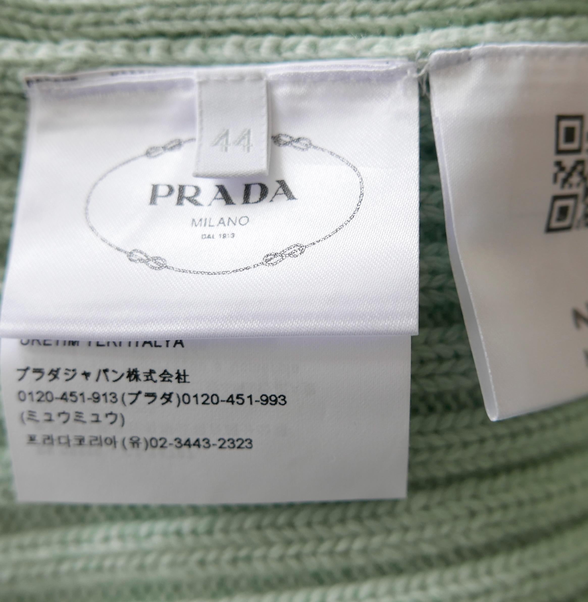 Prada AW23 Utility-Pullover aus Wolle und Kaschmir  3