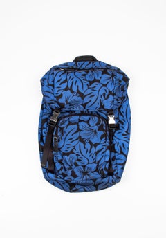 Prada Rucksack mit Blumenmuster für Herren, groß, S1128