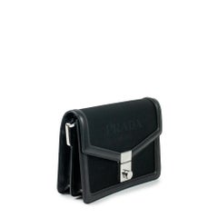 Prada, Bag in black canvas