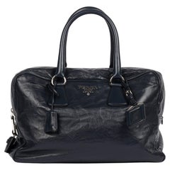 Prada Baltico Antikes Nappaleder Große Bauletto-Tasche