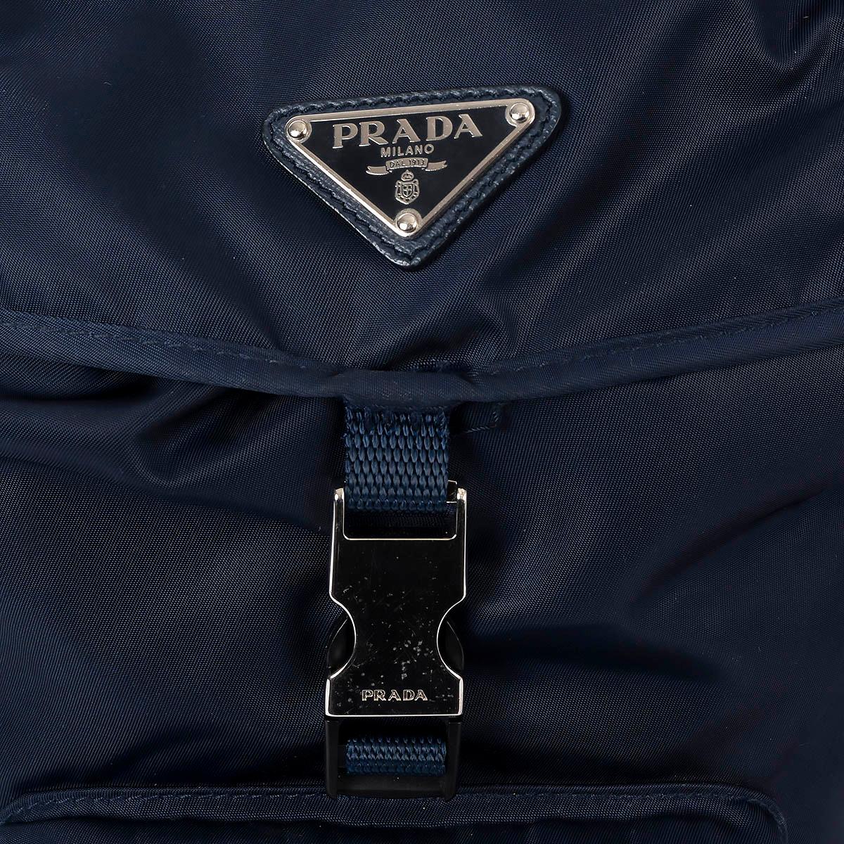PRADA Baltico blue nylon VELA SMALL BACKPACK Bag For Sale 2
