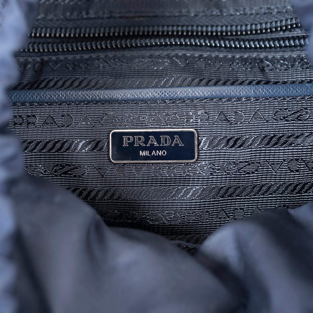 PRADA Baltico blue nylon VELA SMALL BACKPACK Bag For Sale 2