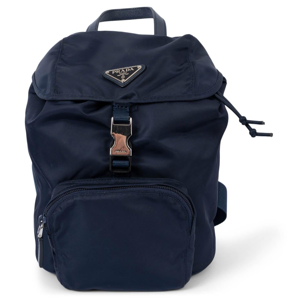 PRADA Baltico blue nylon VELA SMALL BACKPACK Bag For Sale