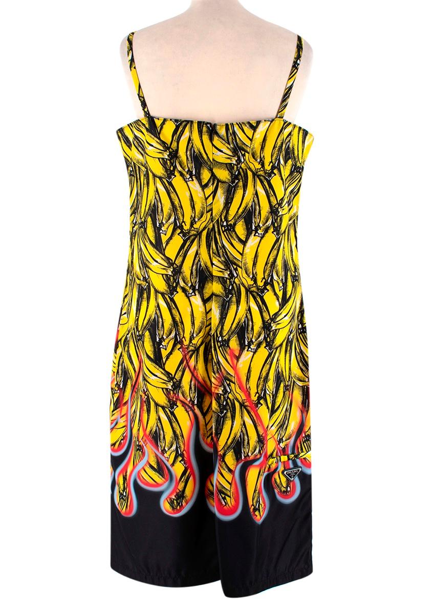 prada banana flame shirt