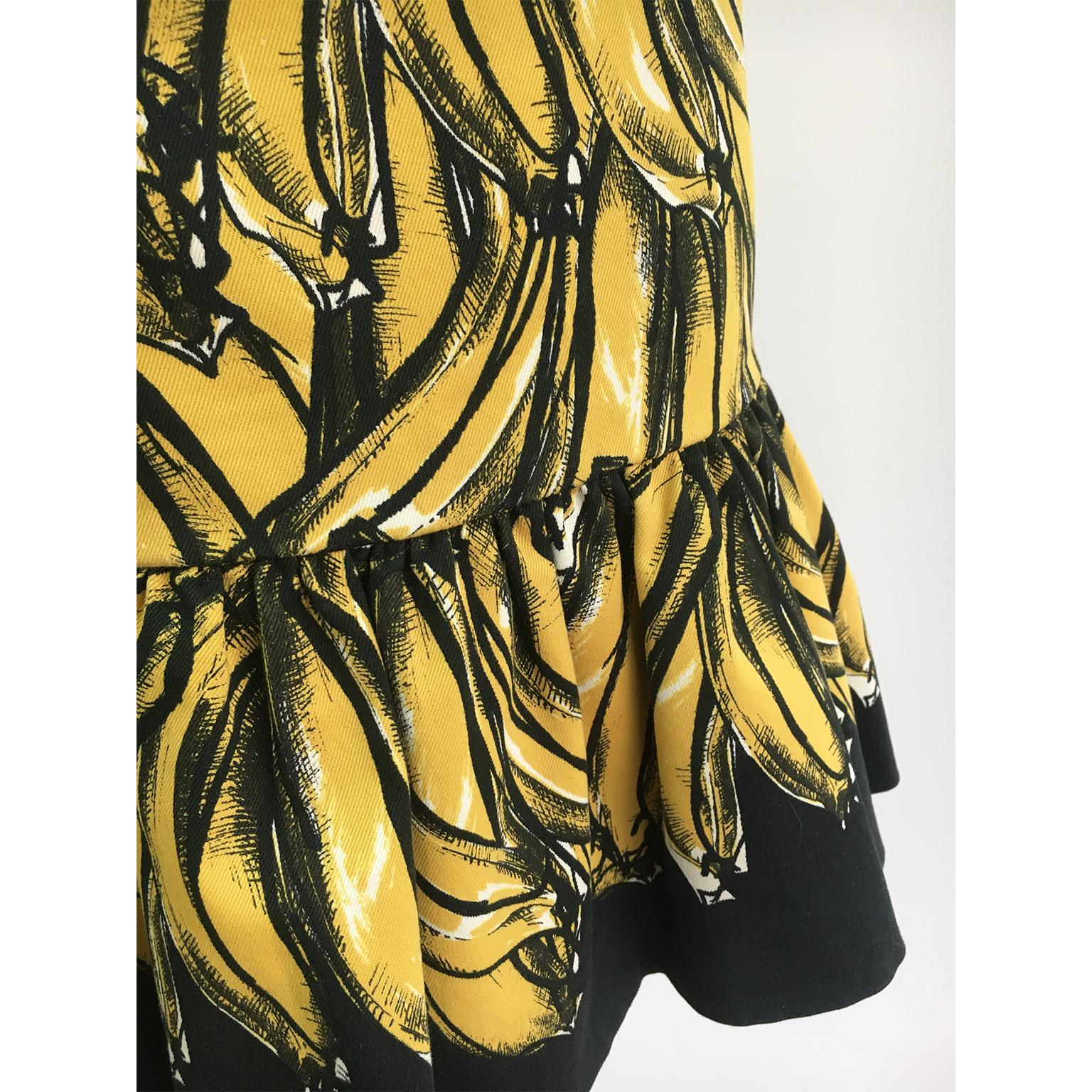 Women's Prada Bananas Mini Skirt SS 2011