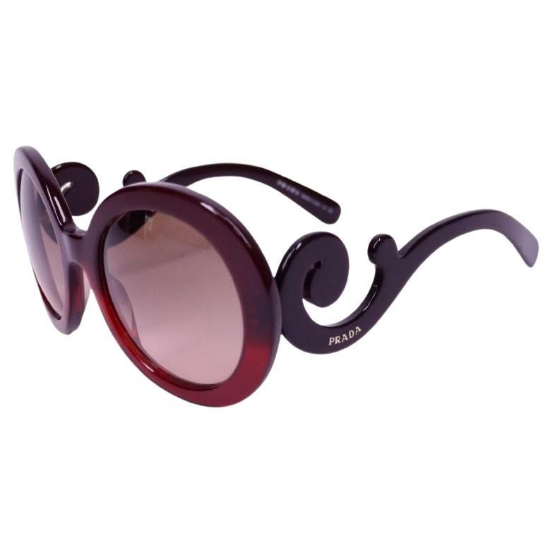 Prada Baroque Round Sunglasses For Sale