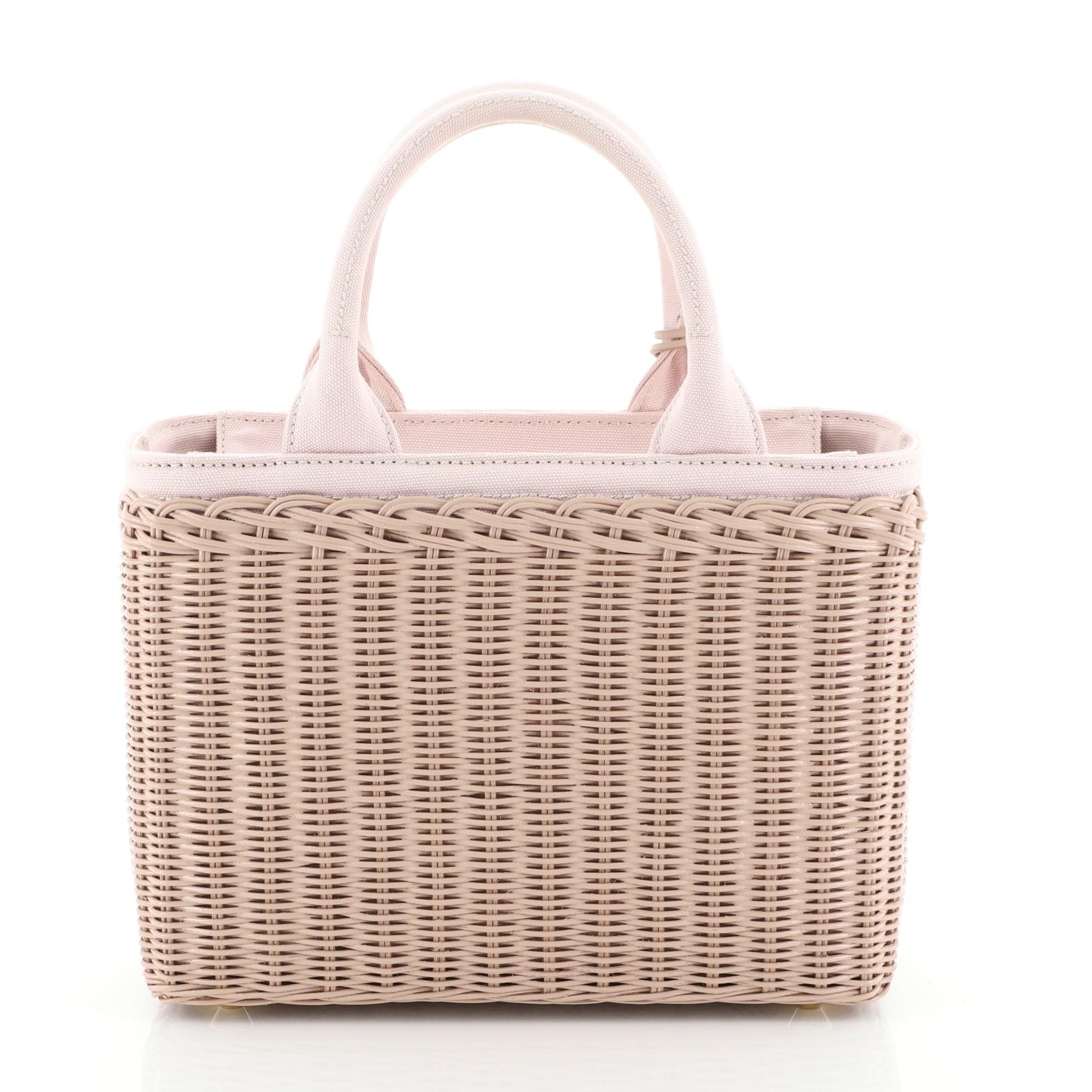 prada wicker bag