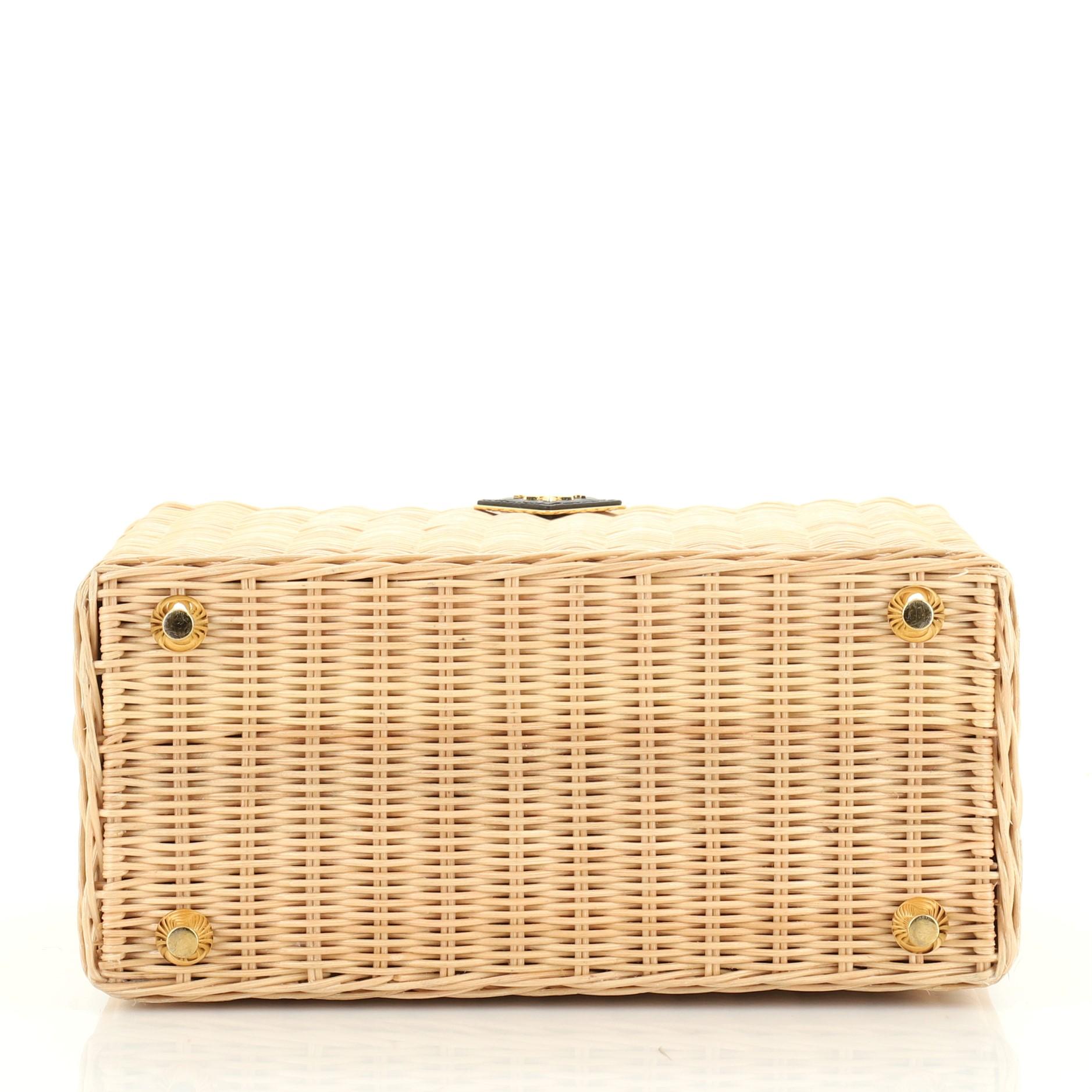 prada wicker bag