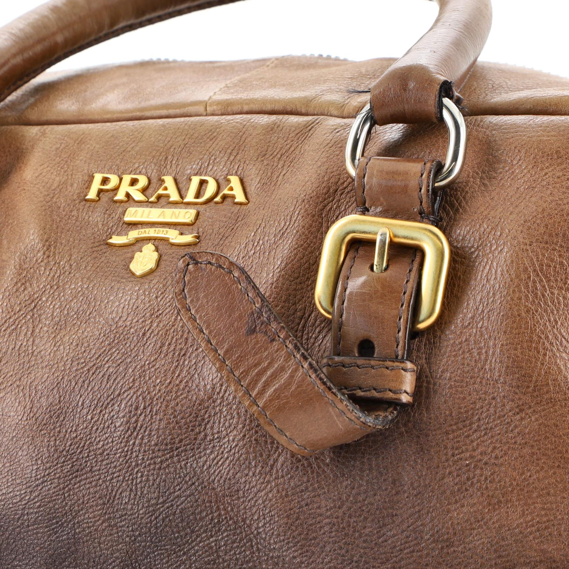 Women's or Men's Prada Bauletto Bag Ombre Glace Calf Medium
